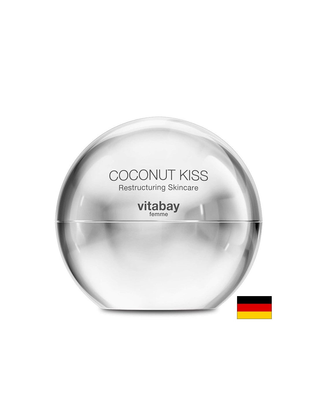 Kokosnusskuss -Feuchtigkeitscreme für trockene Haut mit Kokosöl, 50 ml