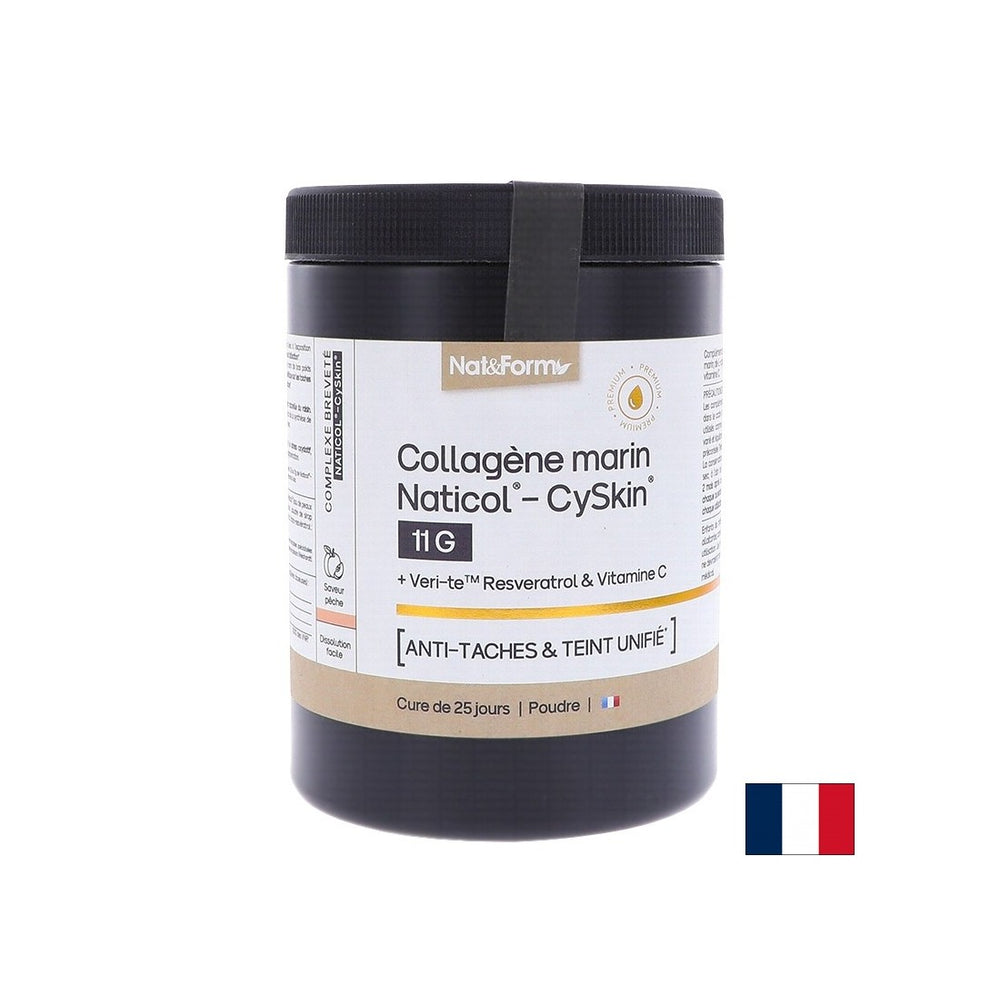 Hydrolyse marine Kollagen Naticol®-Cyskin® + L-Cystein, Trans-Resveratrol und Vitamin C, 365 g Pulver