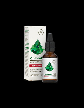 Detoxification - Chlorophyll, 30 ml drops Aura Herbals - Nutra Best Europe