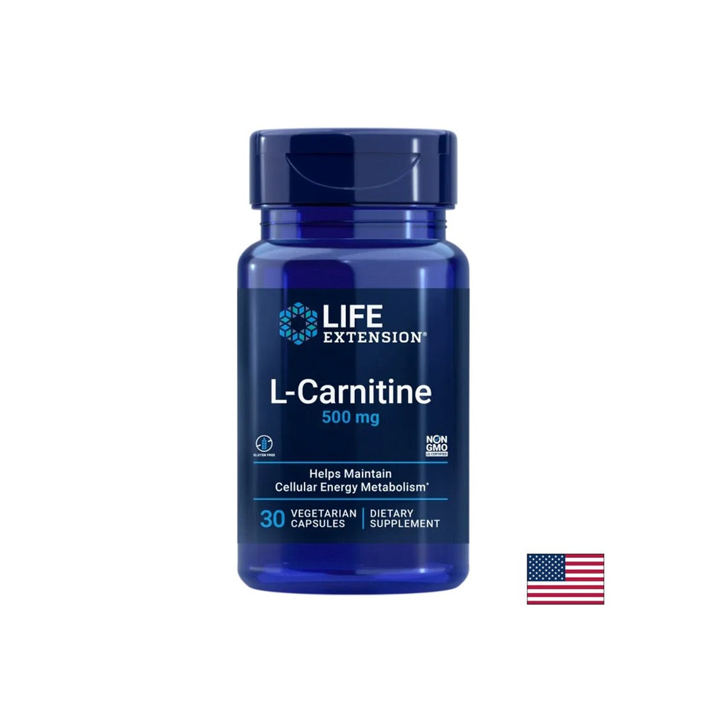 Zellgesundheit und Nervensystem - L -Carnitin (Tartrat), 500 mg x 30 Kapseln