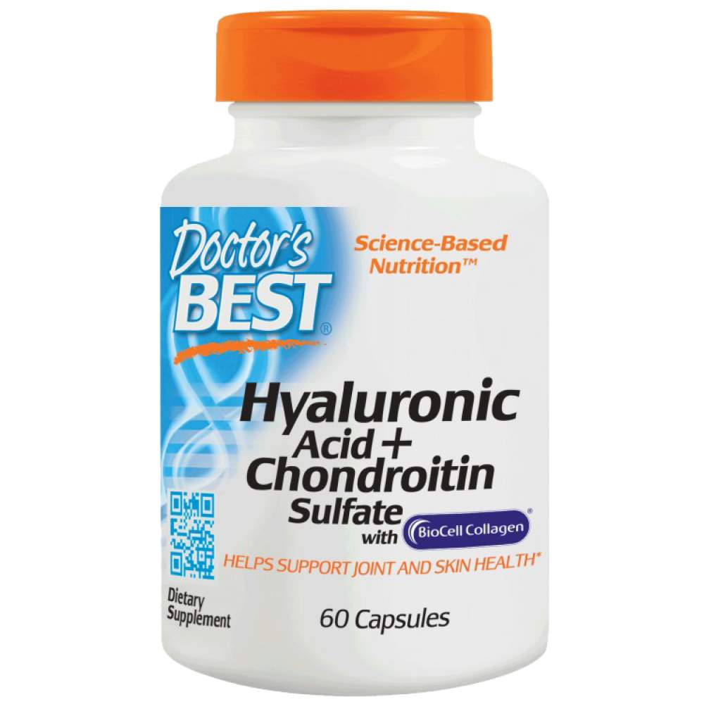 Beste Hyaluronsäure + Chondroitinsulfat / mit Biocell -Kollagen - 60 Kapseln