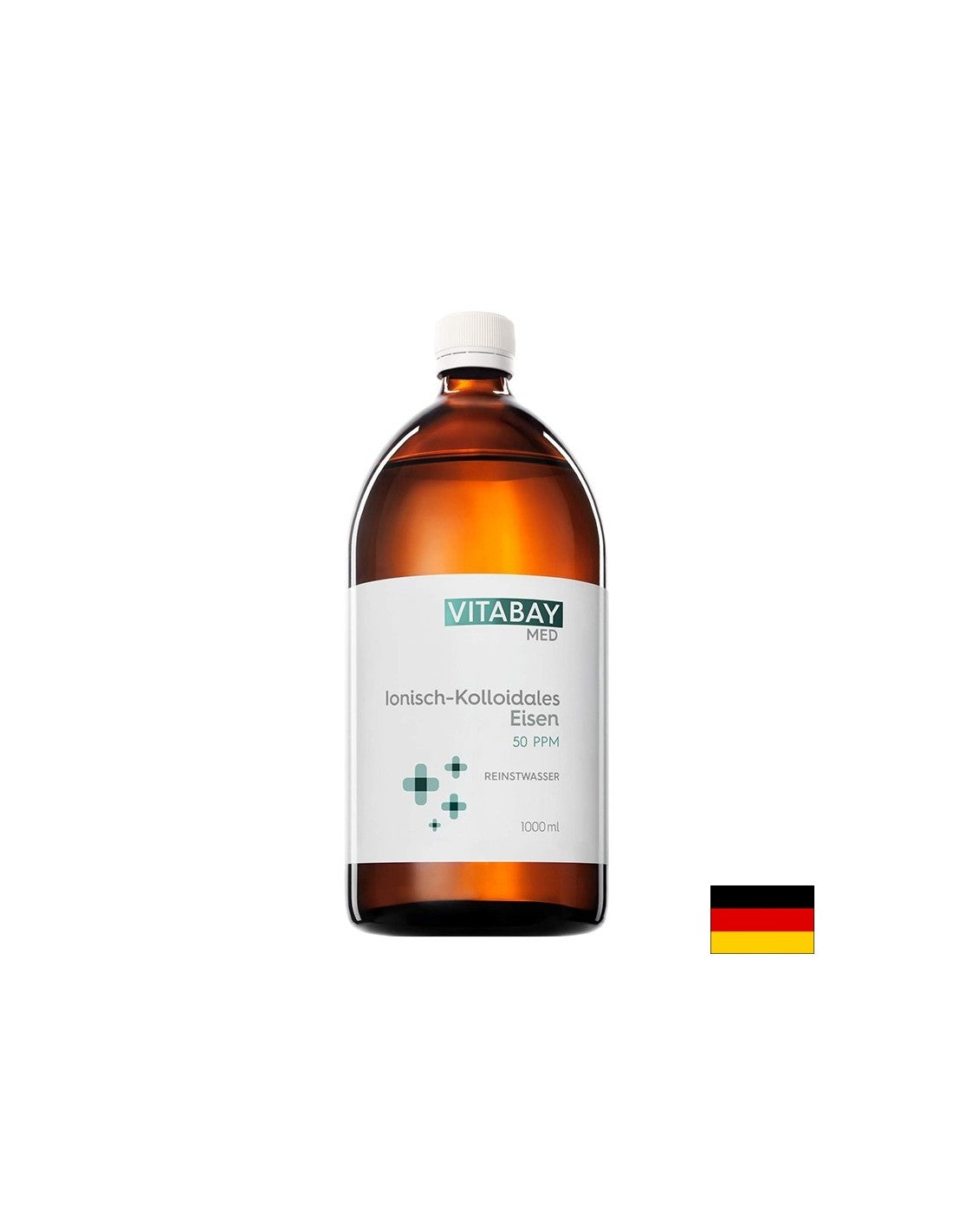 Kolloidales Eisen 50 ppm - Reinheit 99,99%, 1000 ml