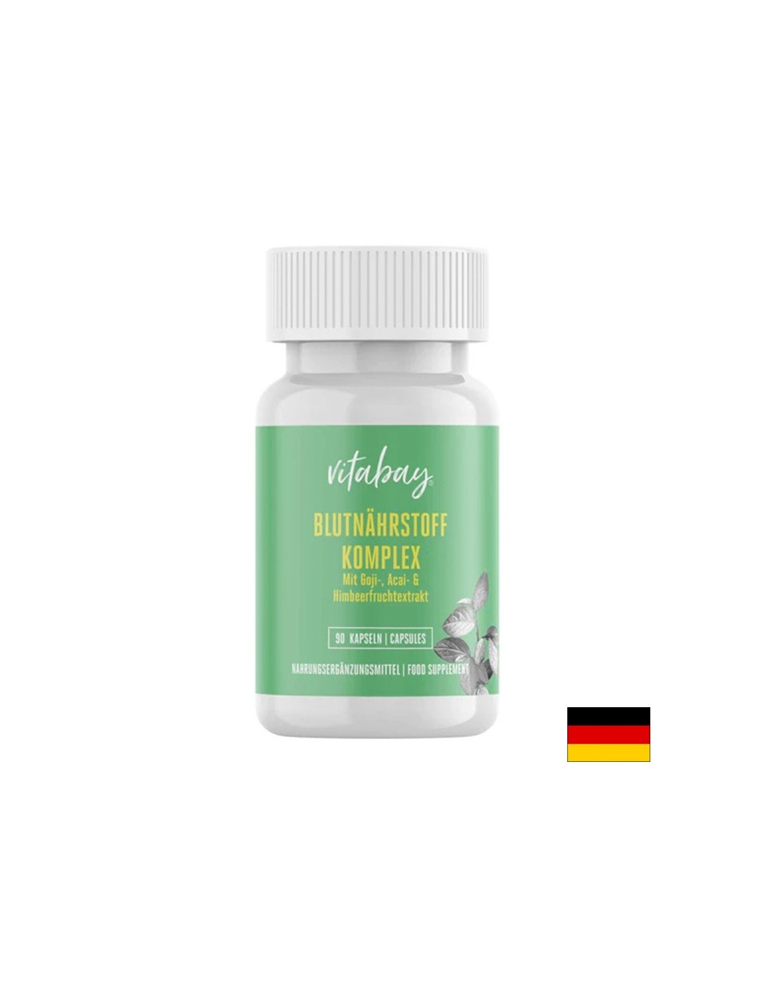 Komplex für das Kreislaufsystem (Goji-Beeren-, Acai- und Himbeerextrakt), 90 Kapseln <tc>Vitabay</tc>