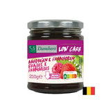 Himbeer- und Erdbeermarmelade mit geringem Zucker- und Kohlenhydratgehalt, 210 g