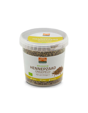 Hemp seed (unpeeled) BIO, 400 g - Nutra Best Europe