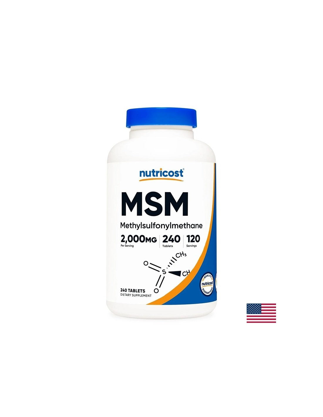 Knochen und Gelenke - MSM (Methylsulfonylmethan), 1000 mg x 240 Tabletten