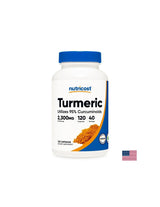 Knochen und Gelenke - Kurkuma Kurkuma 766 mg + schwarzer Pfeffer 5 mg, 120 Kapseln