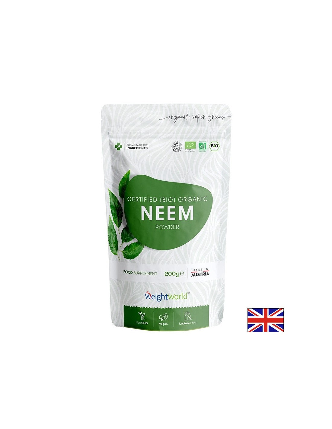Schönes Haar und Haut - Neem (Blatt) Bio 2 g, Pulver 200 g - Neem