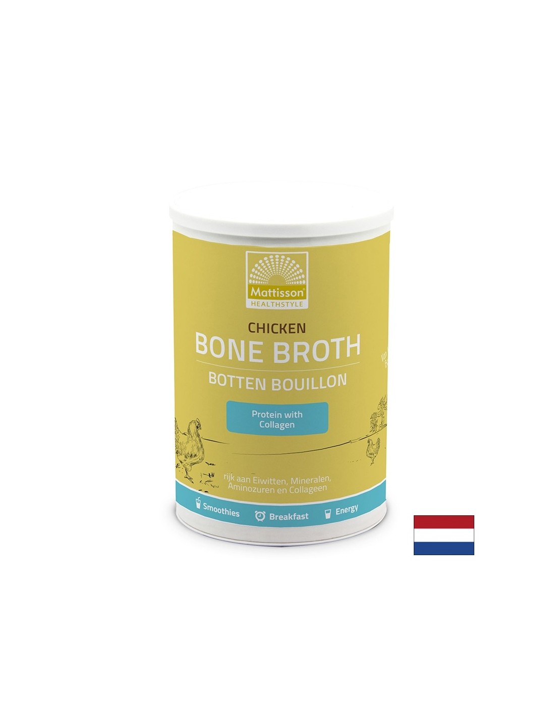 Schöne Haut und gesunde Gelenke - Hühnerknochenbrühe, 400 g Pulver
