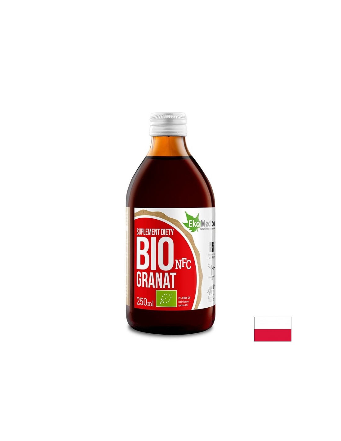 Blutsystem und Immunität - Granatapfel -Sirup -Biografie, 250 ml Ekamedica