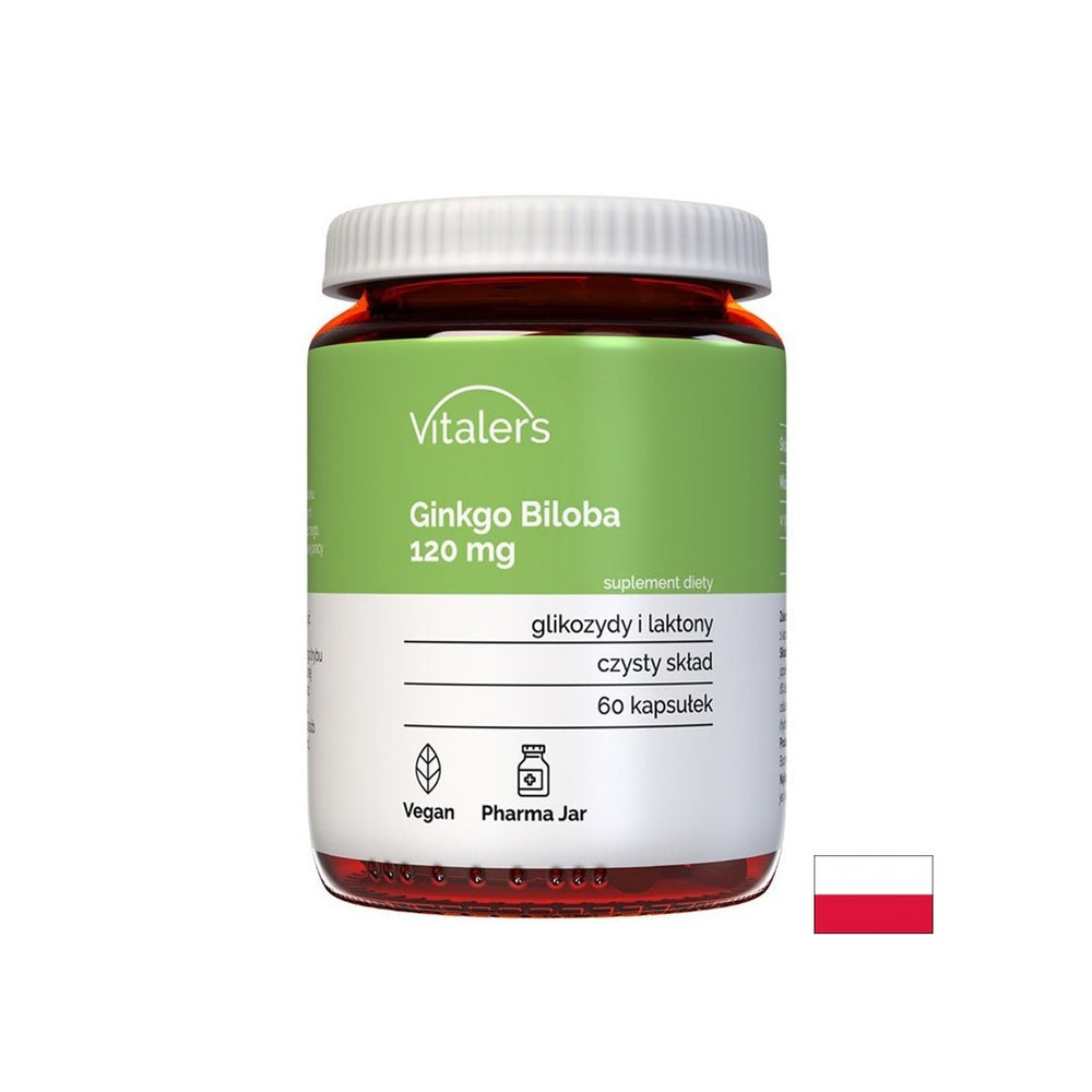 Blutkreislauf und Gehirnfunktion - Ginkgo Biloba, 120 mg x 60 Kapseln