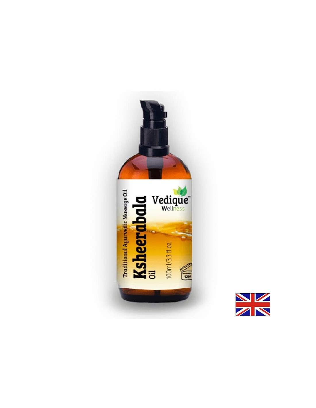 Ksheerabala Massageöl - nährt Muskeln, unterstützt Knochen und Gelenke, 100 ml
