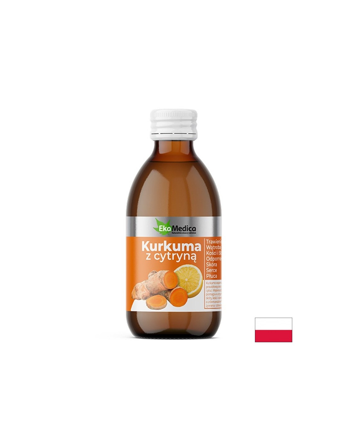 Kurkuma + Zitronensaft, 250 ml Ekamedica