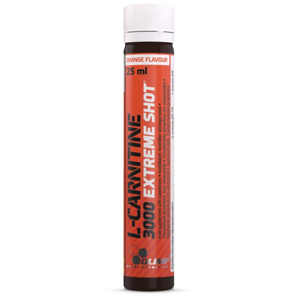 L-CARNITINE 3000 EXTREME SHOT - 25 ml - Nutra Best Europe