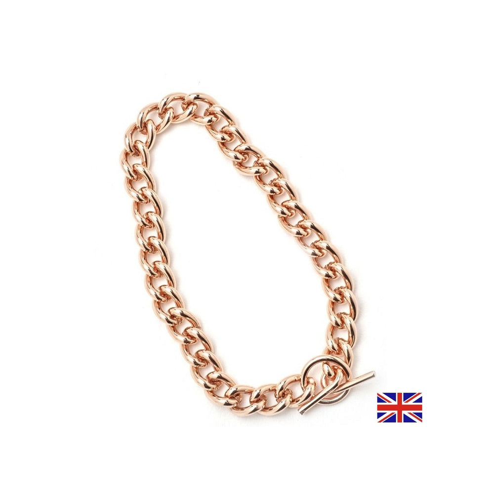 Leichtes Kupferkettenarmband - für Gelenkschmerzen, Größe M, 19 cm