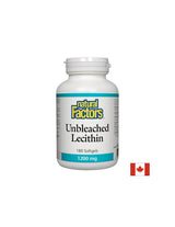 Ungebleichtes Lecithin 1200 mg - 180 Gelkapseln