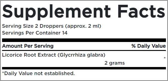 Lakritzwurzel / Flüssigkeitsextrakt - 29,6 ml