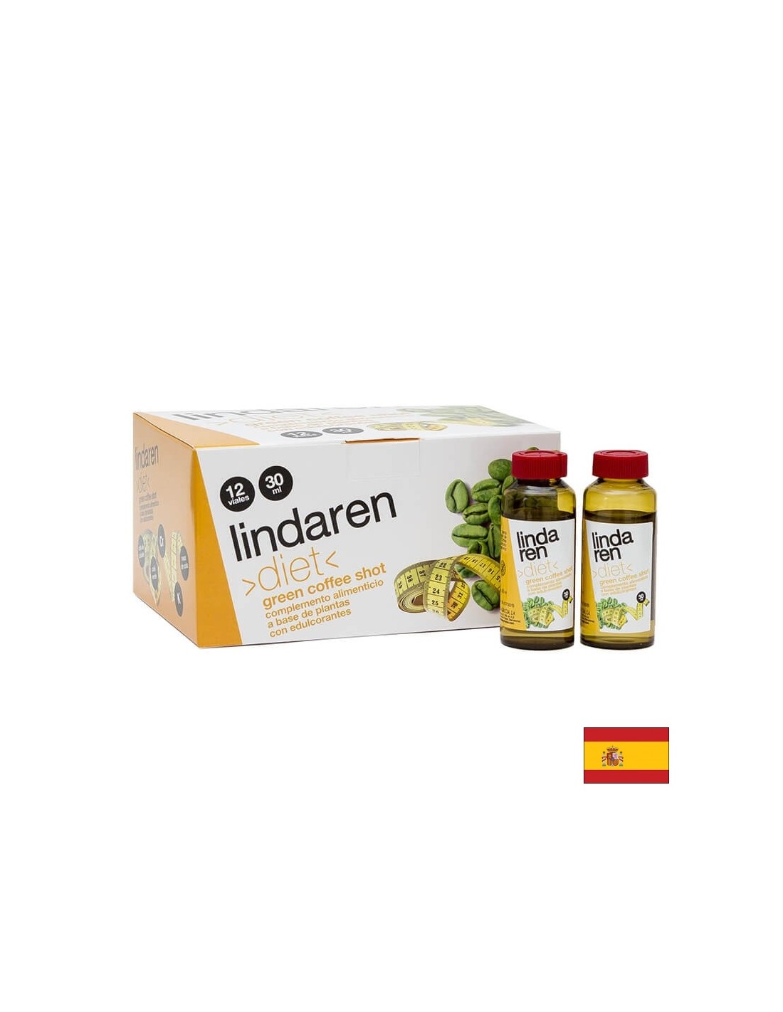 Grüner Kaffee Shot/ Grüner Kaffee zum Abnehmen und Entgiften, 12 Trinkampullen Arte<tc>san</tc>ia