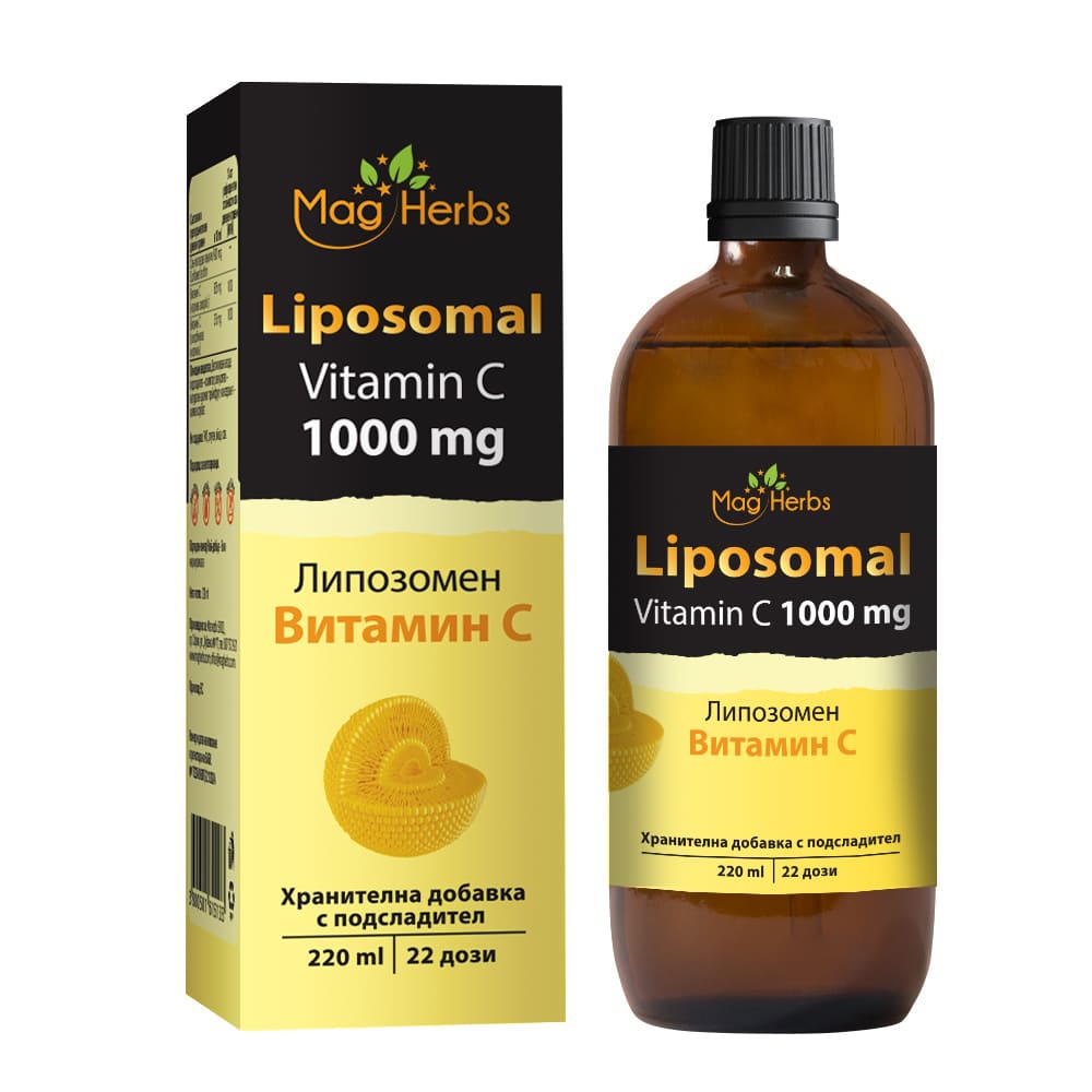 Liposomale Flüssigkeit Vitamin C 1000 mg [220 ml, 22 Dosen]