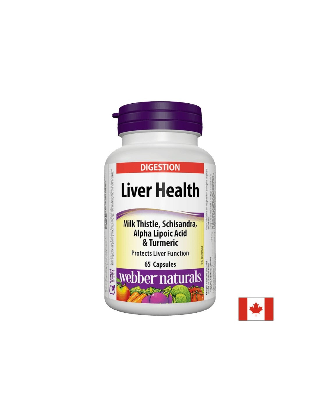 Lebergesundheit x 65 Kapseln <tc>Webber Naturals</tc>