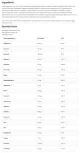 VitaandMinerals | Sprudelnde Vitamine und Mineralien 20 lösliche Tabletten