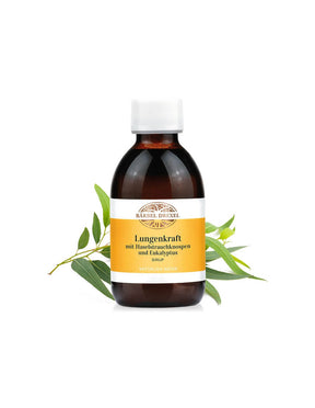 Lungenkraft mit Haselstrauchknospen und Eukalyptus / Herbal syrup for the respiratory system, 200 ml Bärbel Drexel - Nutra Best Europe