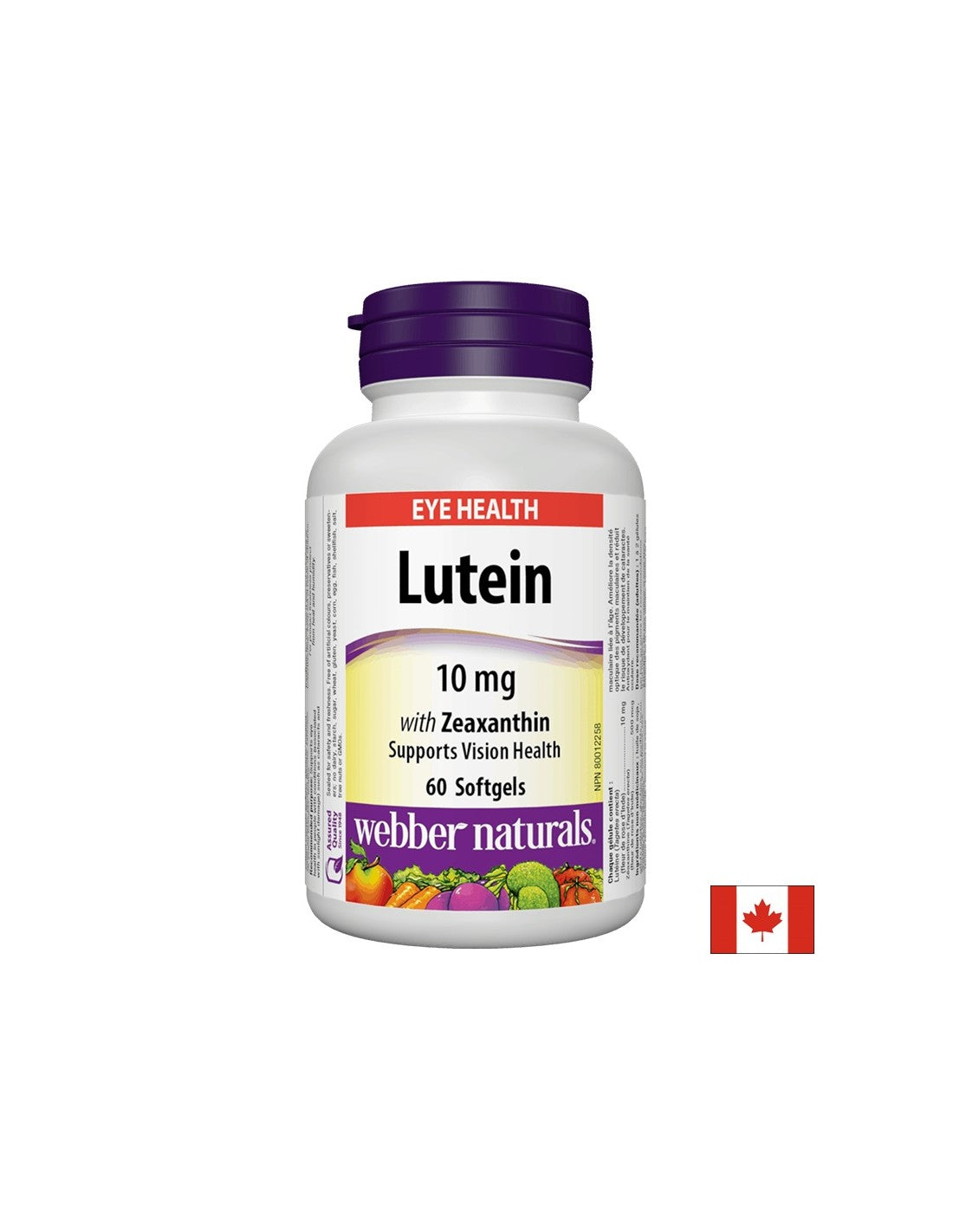 Lutein mit Zeaxanthin 10 mg, 60 Softgel -Kapseln