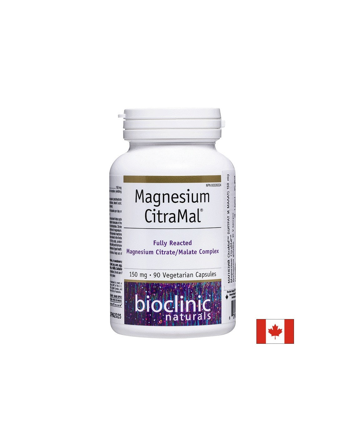 Magnesium CitraMal™/ Magnesium (Citrat und Malat) 150 mg x 90 Kapseln <tc>Natural Factors</tc>