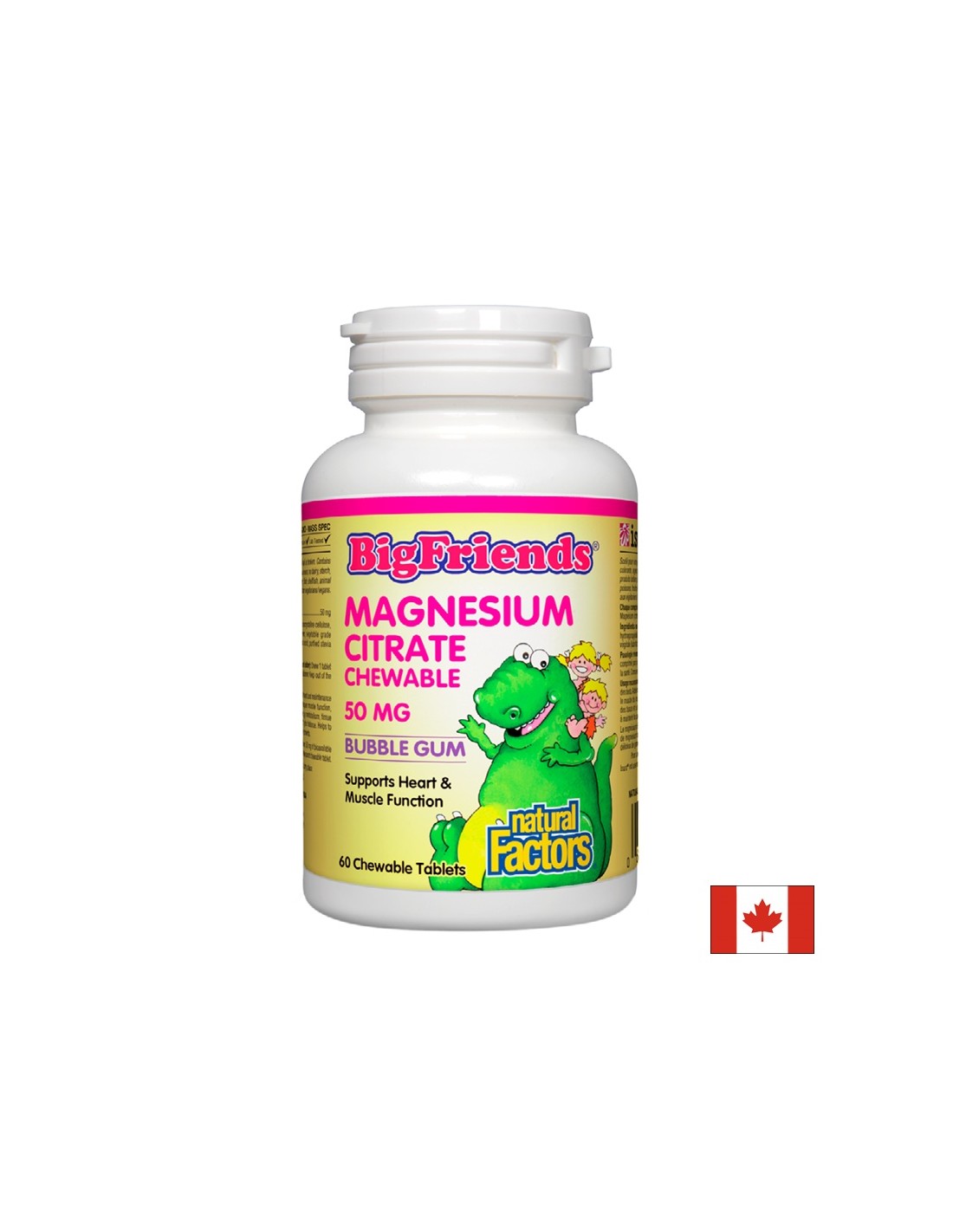 Magnesiumcitrat große Freunde 50 mg - 60 kaubare Tabletten