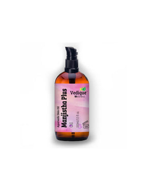 Massage oil for face Manjista Plus (Manjistha) - for acne, eczema, psoriasis, itching, 100 ml - Nutra Best Europe
