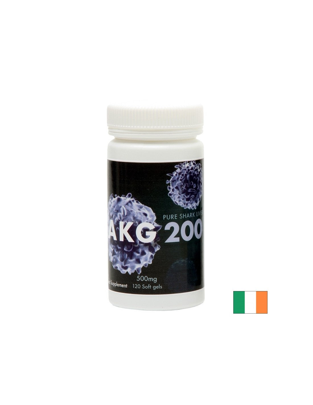 Hai -Leberöl AKG 200 - Immunität und Herzgesundheit, 120 Softgel -Kapseln