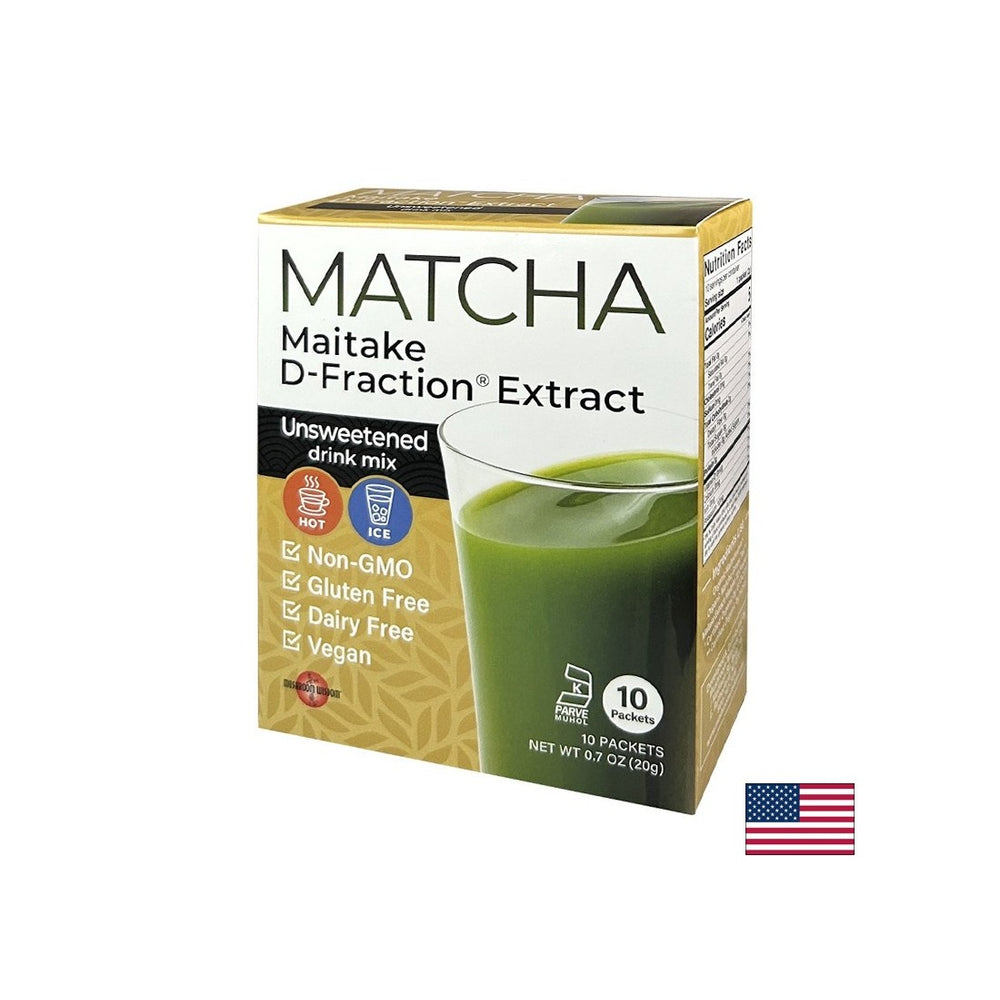 Matcha mit Maitake Extract D-Fraktion®, 10 Sachets