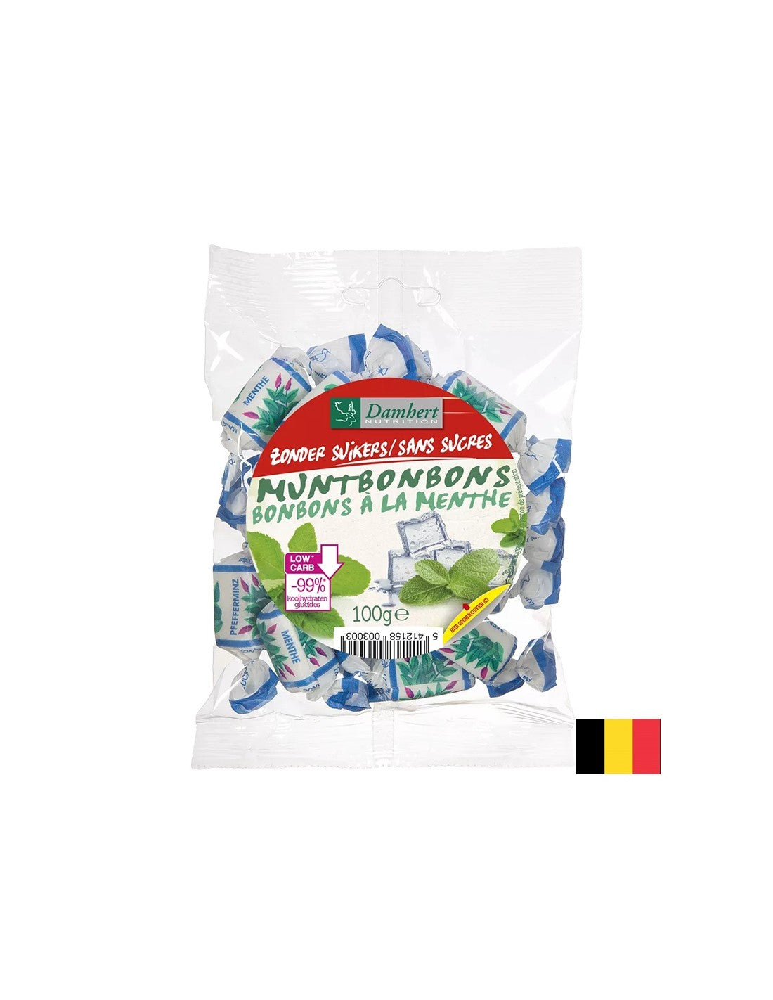 Minzbonbons (zuckerfrei), 100 g