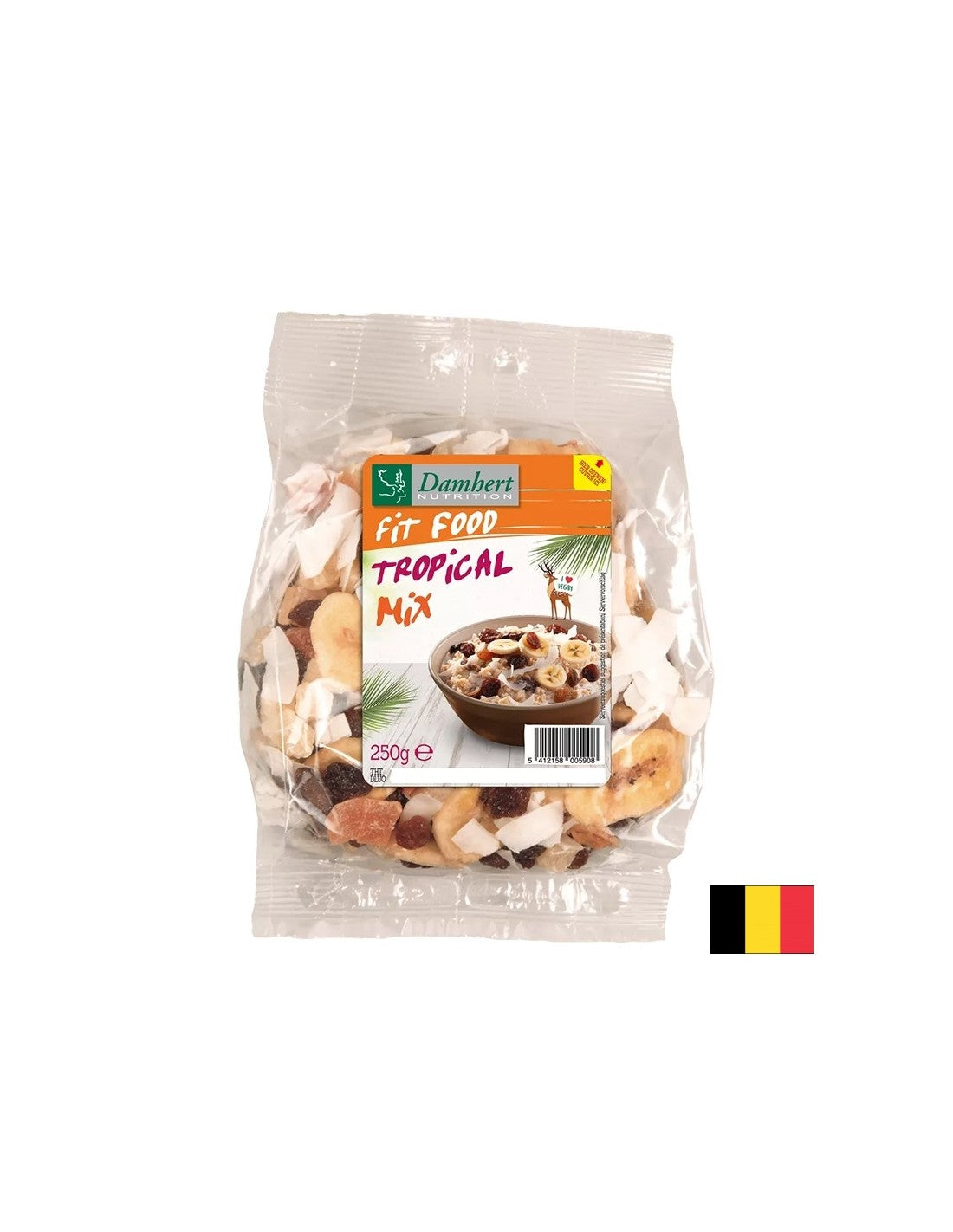 Getrocknete tropische Fruchtmischung, 250 g