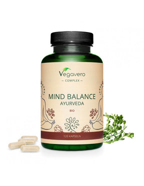 Mind Balance Ayurveda Bio, 120 capsules, 100% Vegan Vegavero - Nutra Best Europe
