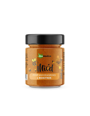 Multicolored honey with sea buckthorn extract, 250 g EkaMedica - Nutra Best Europe