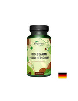 Gehirnfunktion - Brahmi (Bacopa monieri) + Löwenmähne, 90 Kapseln