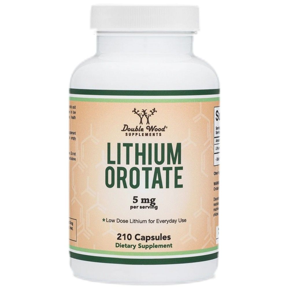 Lithium -Orotat 5 mg - 210 Kapseln