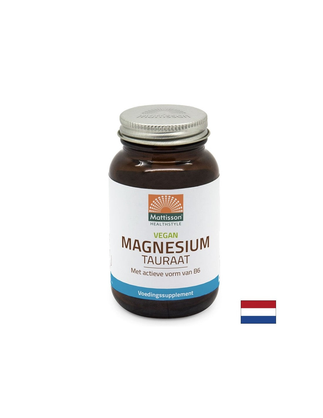 Gehirn- und Nervenfunktion - Magnesium (Taurat) + Vitamin B6, 60 Kapseln <tc>Mattisson Healthstyle</tc>