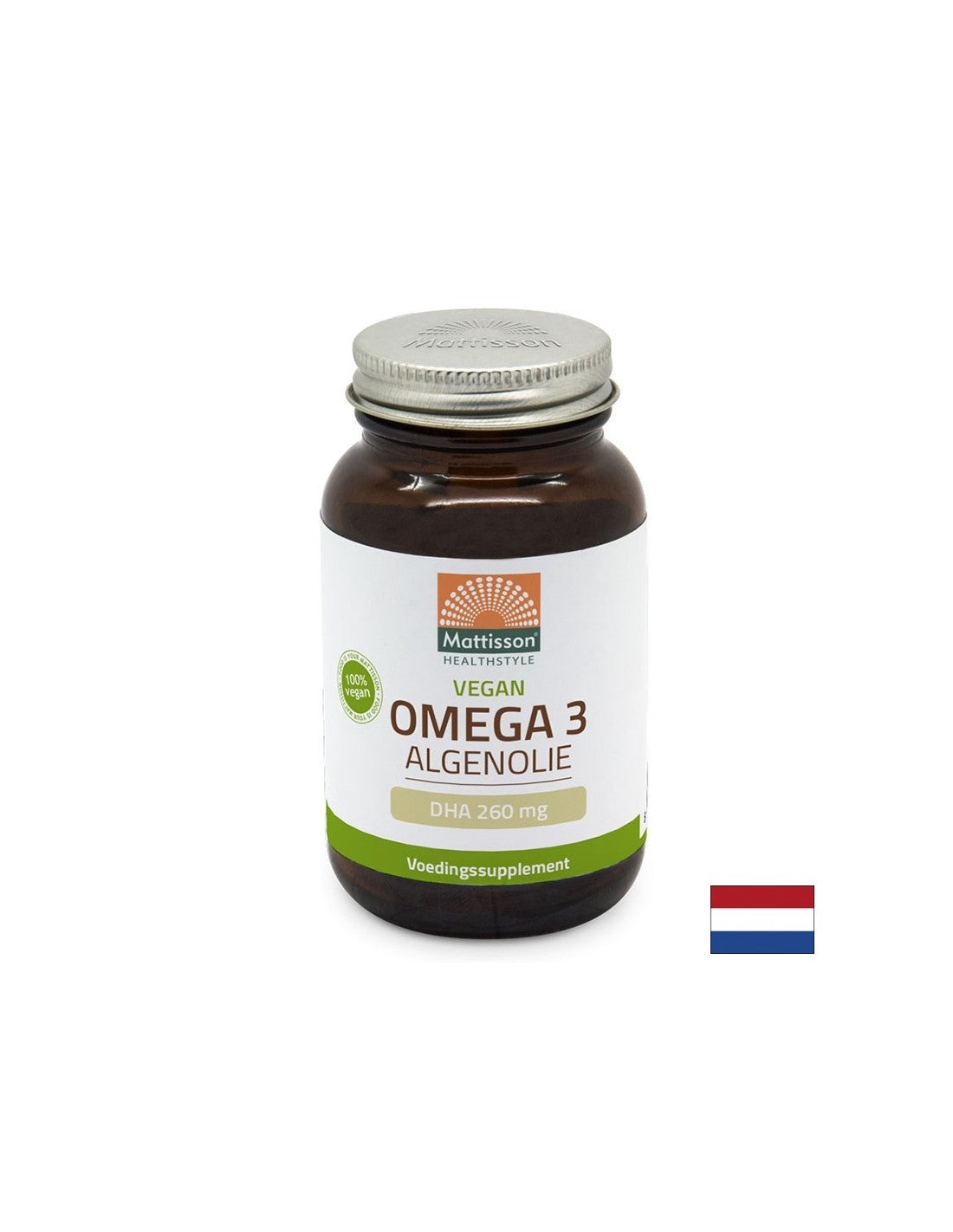 Gehirn- und Herzfunktion - Omega-3 (aus Algen), 60 V-Kapseln <tc>Mattisson Healthstyle</tc>