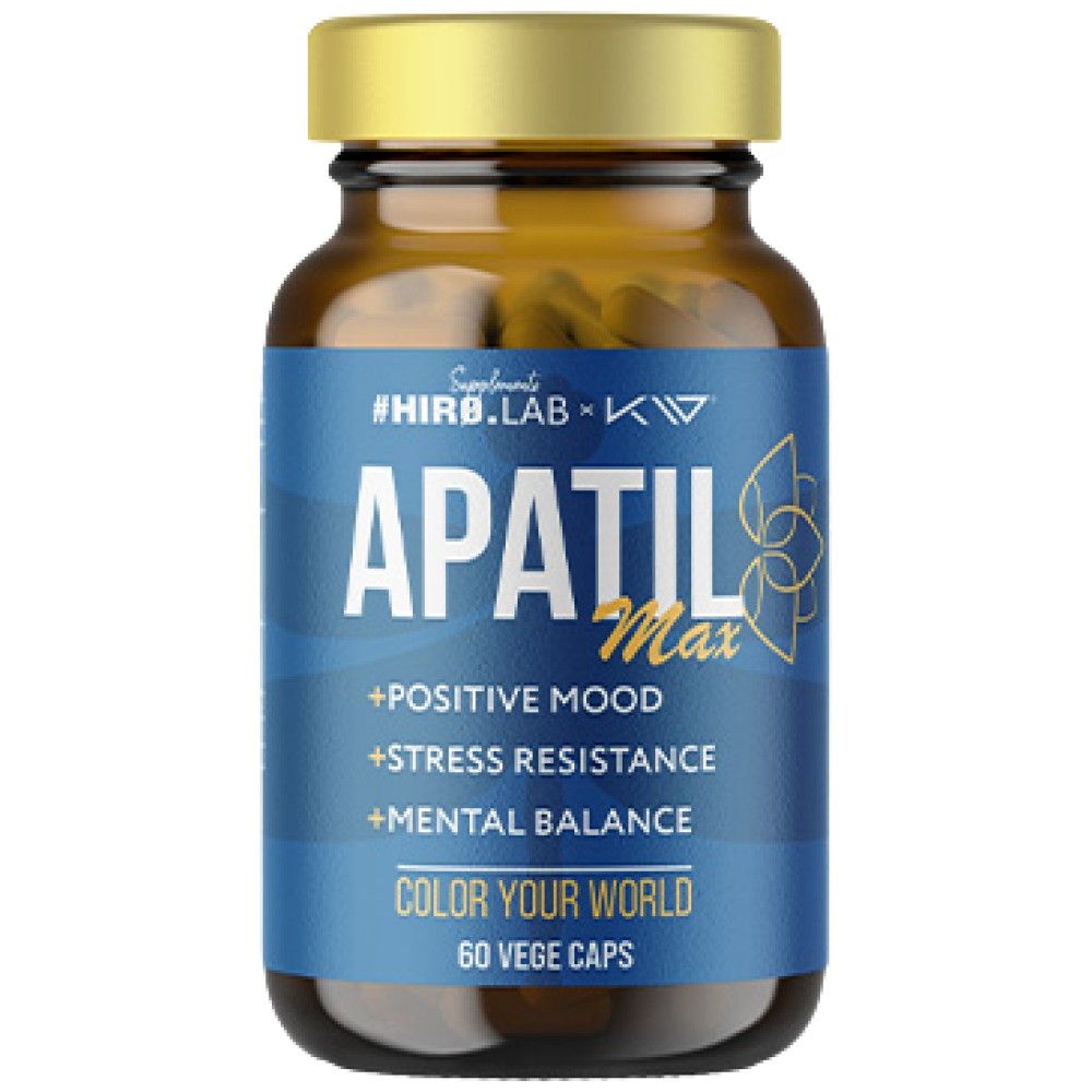Apatil Max | mit Ashwagandha, Safran und Ginseng - 60 Kapseln