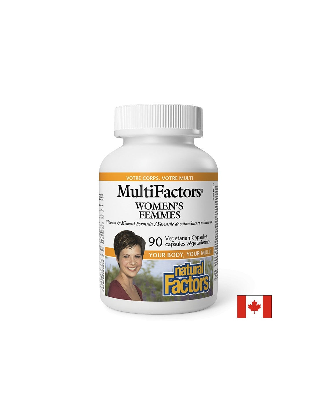 Multivitamine und Mineralien für Frauen MultiFactors, 90 V-Kapseln <tc>Natural Factors</tc>
