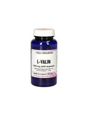 Muscle function - L-Valine, 500 mg x 60 capsules - Nutra Best Europe