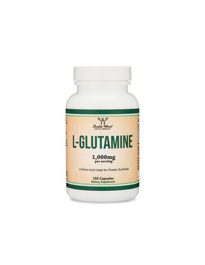 L-glutamine - for intestinal barrier and muscle health, 500 mg, 120 capsules for 2 months intake - Nutra Best Europe
