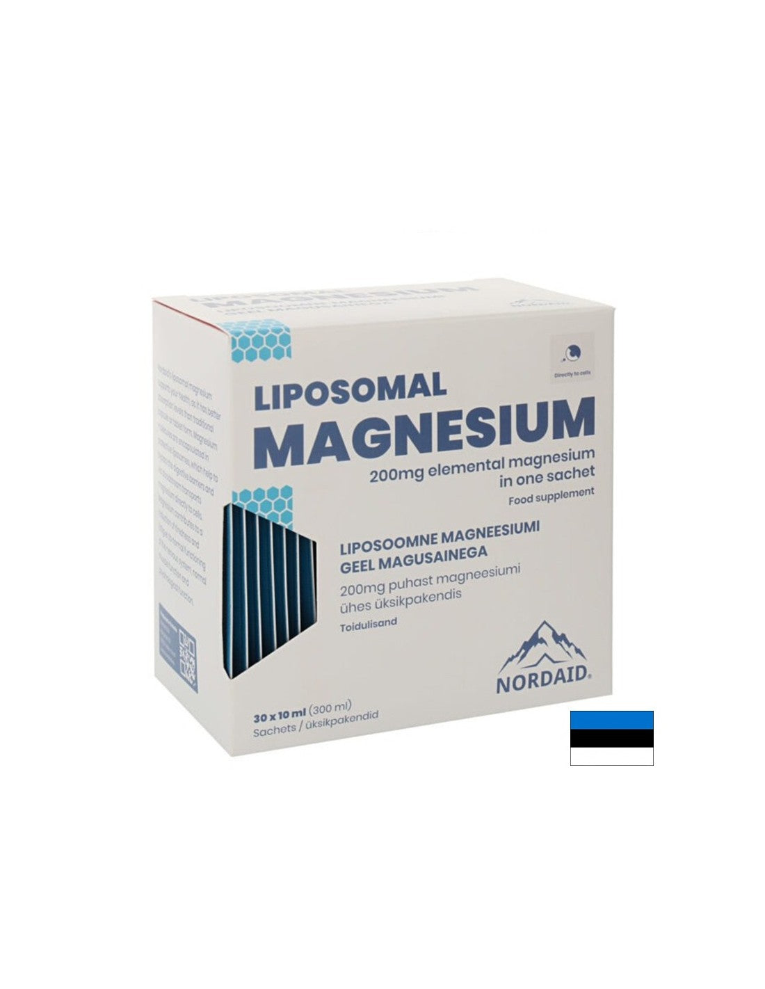 Muskel- und Nervensystem - Liposomales Magnesium (Citrat, Malat), 200 mg Lösung zum Einnehmen mit Mangogeschmack / 30 Beutel x 10 ml <tc>Nordaid</tc>