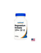 Muskel- und Herz-Kreislauf-System - Magnesiumorotat, 120 Kapseln <tc>Nutricost</tc>