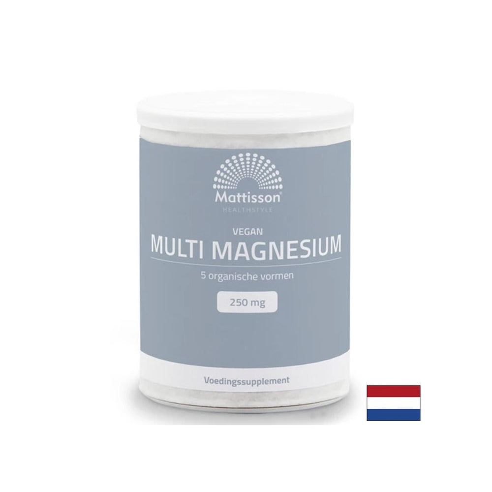 Muskel-, Herz- und Nervensystem - Multi -Magnesium (vegane Formel), 200 g Pulver, 100 Dosen