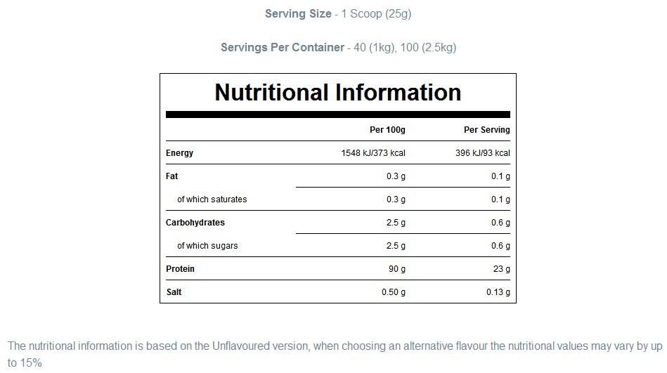 Impact Whey Isolat - 1000 Gramm