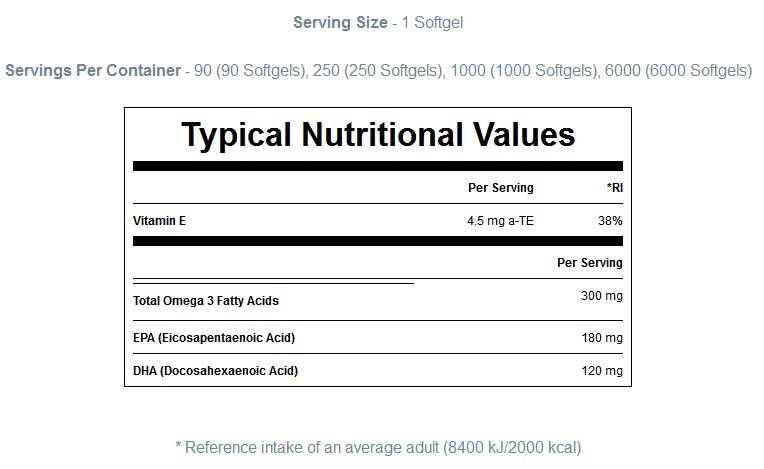 Essentielle Omega 3 - 90 Gelkapseln