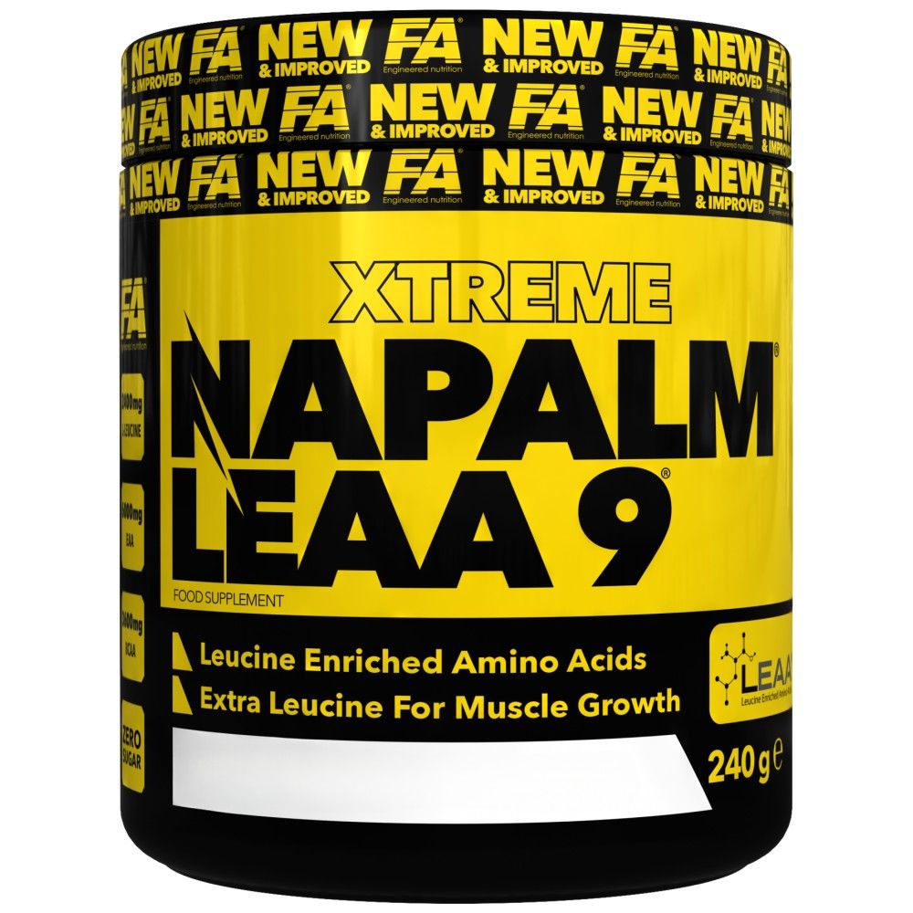 Xtreme Napalm Leaa 9 | Leucin angereicherte essentielle Aminosäuren - 240 Gramm